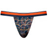 male power Jockstrap Soo Cumfy Bleu marine-Rouge